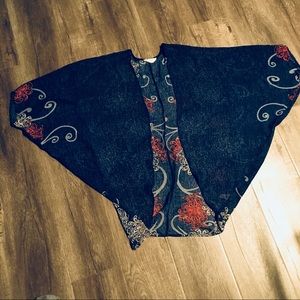 Millibon short-sleeve coverup, Size S